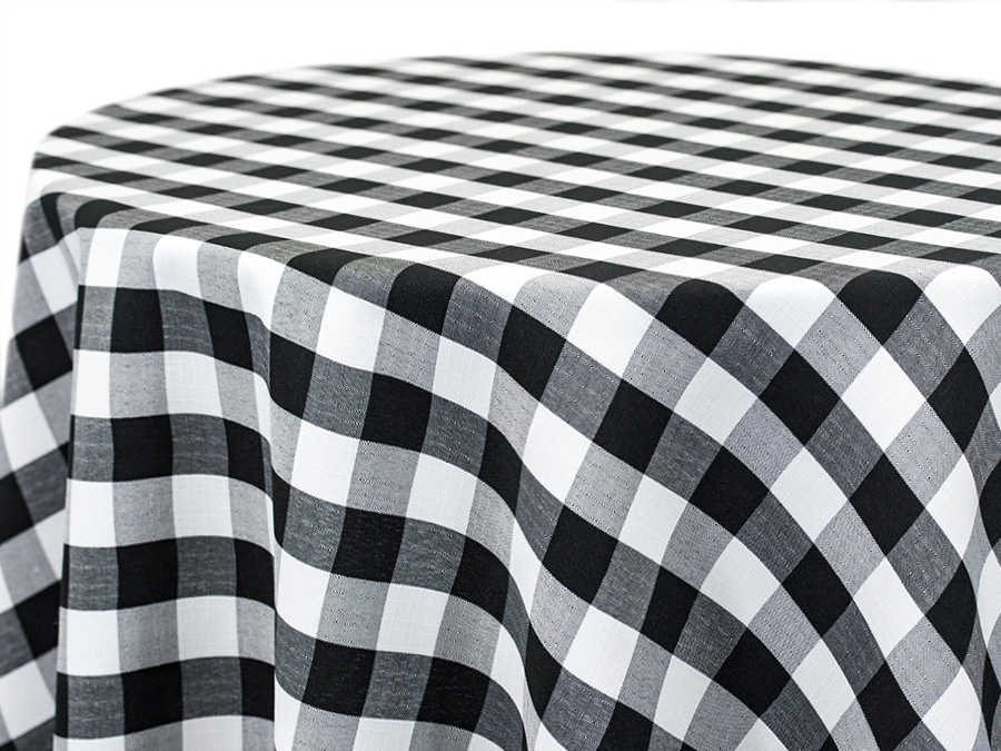 Rental store for Black Picnic Check Linens in Tampa FL
