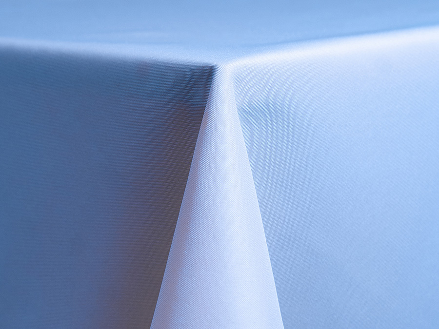 Rental store for Powder Blue Polyester Linen in Tampa FL