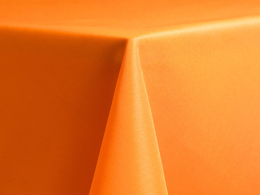 Rental store for Neon Tangerine Polyester Linen in Tampa FL