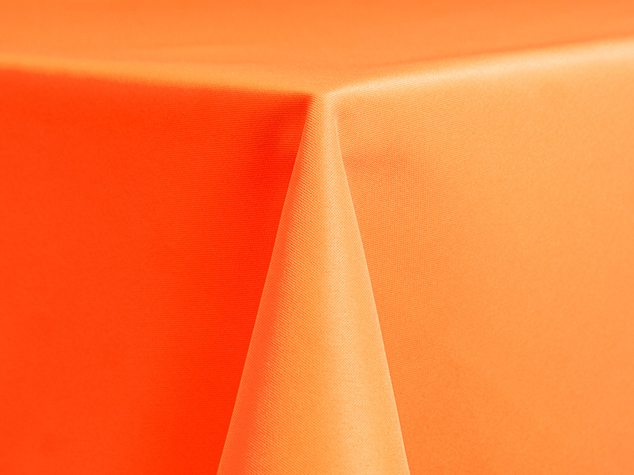 Rental store for Neon Orange Polyester Linen in Tampa FL