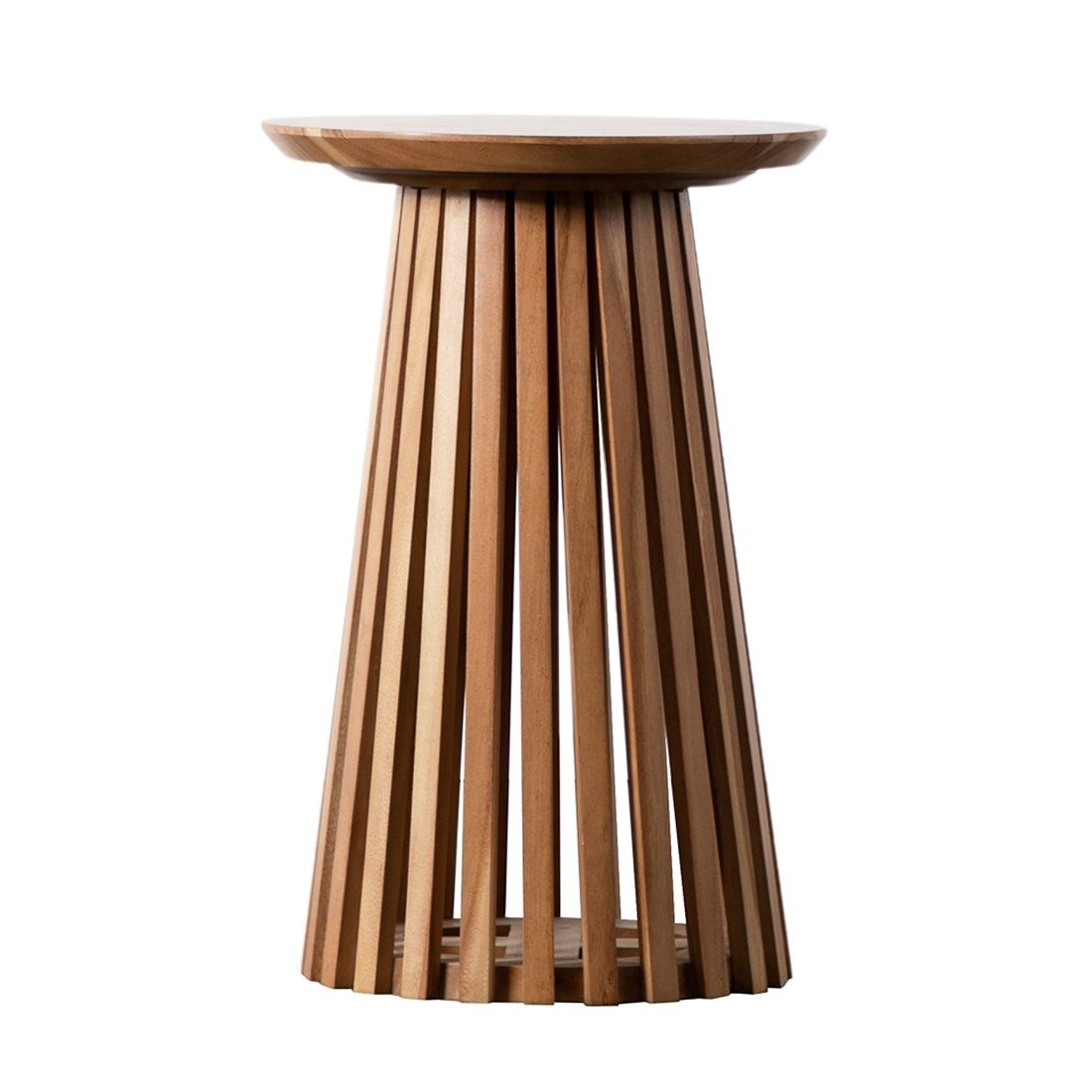 Rental store for Chestnut Round Slatted Bistro Table in Tampa FL